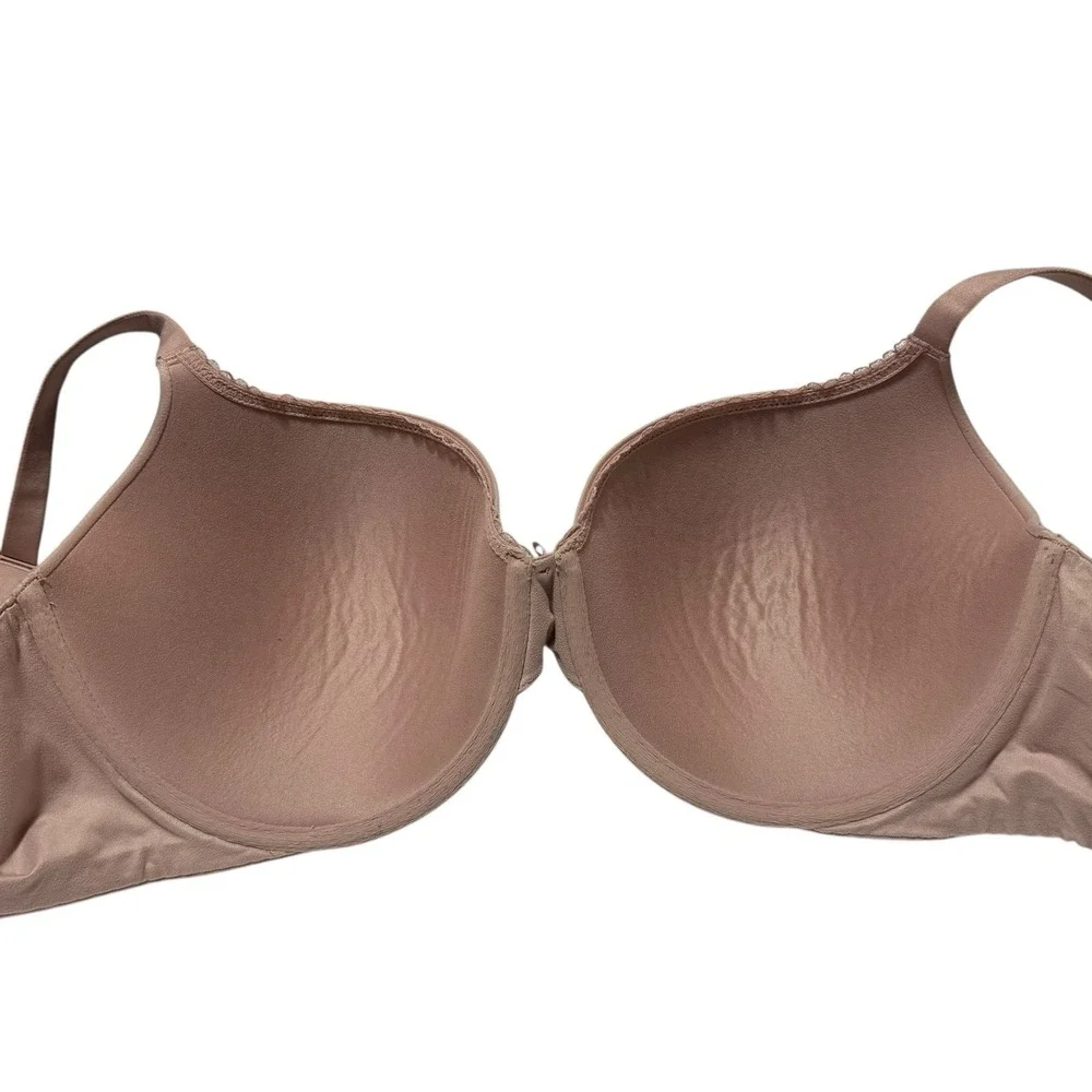 Victoria's Secret Perfect Shape 38ddd Bra Beige‎ Underwire Bow Accent Preowned